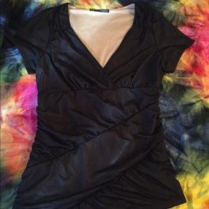 Black maurices dressy blouse